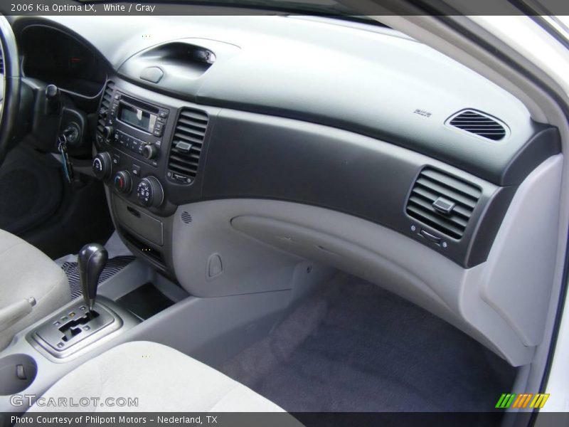 White / Gray 2006 Kia Optima LX