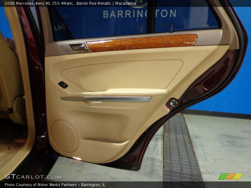 Barolo Red Metallic / Macadamia 2008 Mercedes-Benz ML 350 4Matic