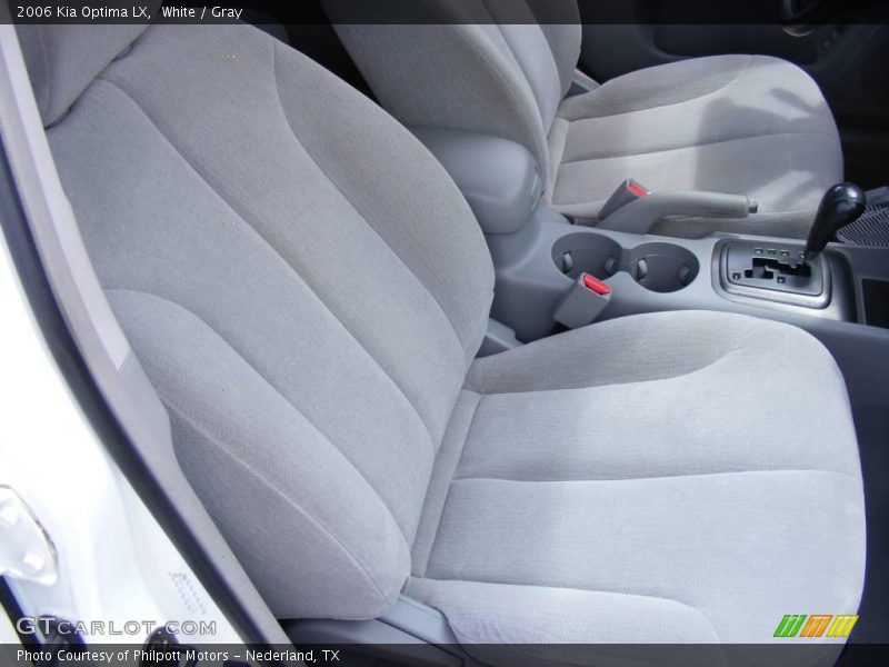 White / Gray 2006 Kia Optima LX