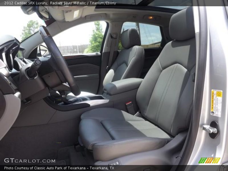 Radiant Silver Metallic / Titanium/Ebony 2012 Cadillac SRX Luxury