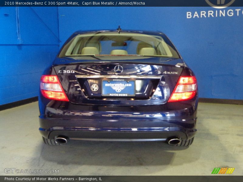 Capri Blue Metallic / Almond/Mocha 2010 Mercedes-Benz C 300 Sport 4Matic