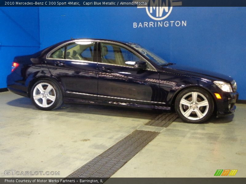 Capri Blue Metallic / Almond/Mocha 2010 Mercedes-Benz C 300 Sport 4Matic