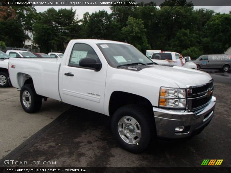 Summit White / Ebony 2014 Chevrolet Silverado 2500HD LT Regular Cab 4x4
