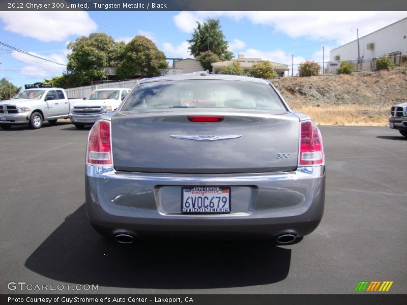 Tungsten Metallic / Black 2012 Chrysler 300 Limited