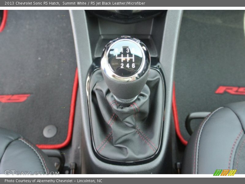  2013 Sonic RS Hatch 6 Speed Manual Shifter