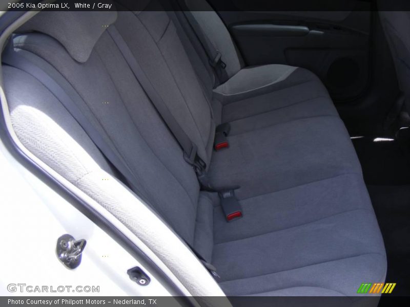 White / Gray 2006 Kia Optima LX