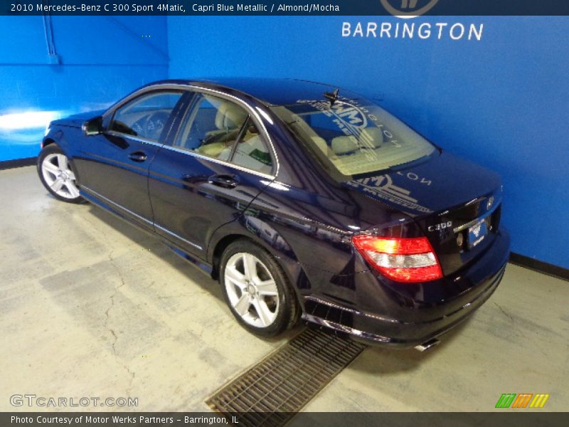 Capri Blue Metallic / Almond/Mocha 2010 Mercedes-Benz C 300 Sport 4Matic