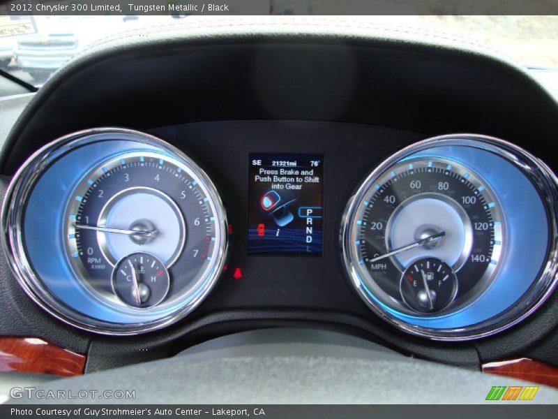 Tungsten Metallic / Black 2012 Chrysler 300 Limited