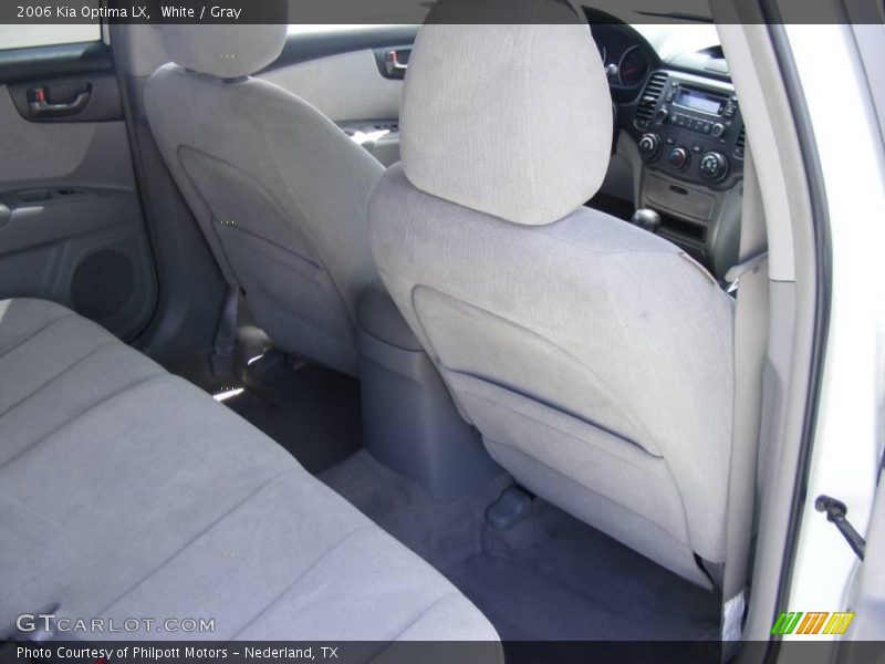 White / Gray 2006 Kia Optima LX