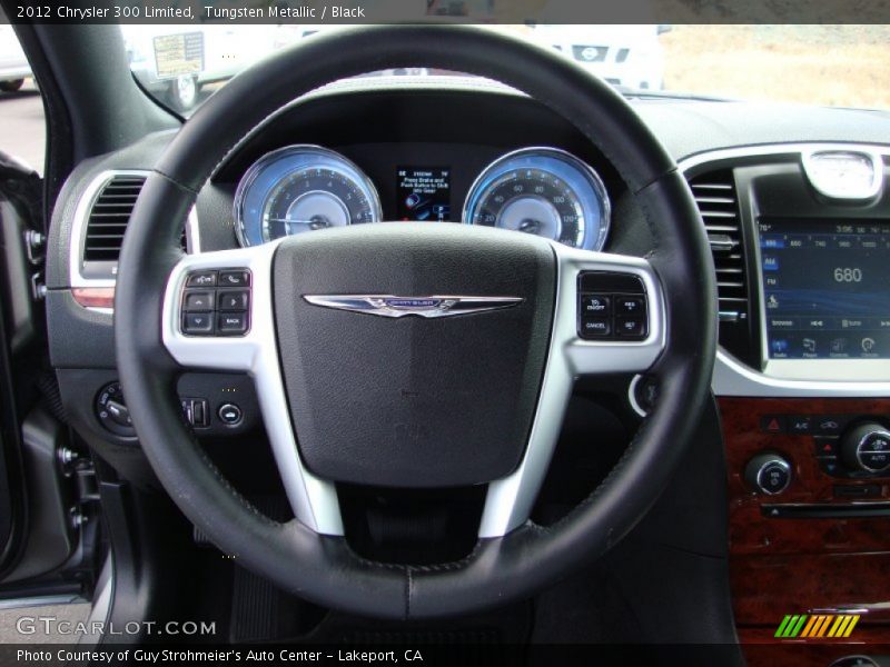 Tungsten Metallic / Black 2012 Chrysler 300 Limited