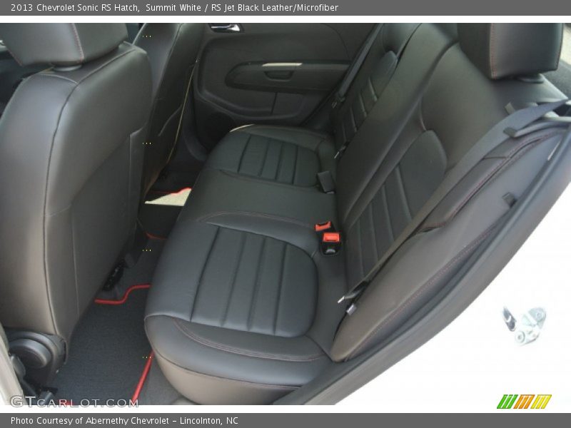 Rear Seat of 2013 Sonic RS Hatch