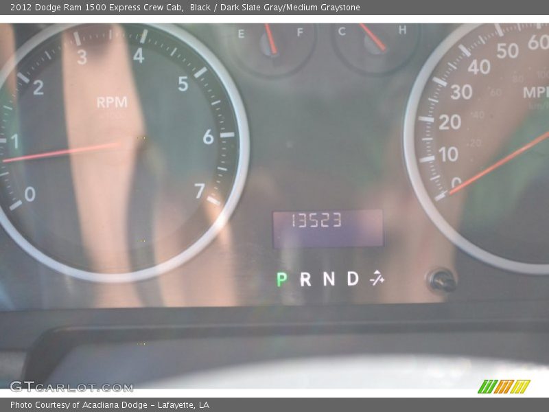 Black / Dark Slate Gray/Medium Graystone 2012 Dodge Ram 1500 Express Crew Cab