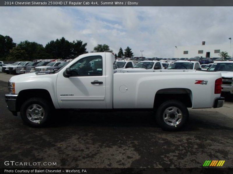 Summit White / Ebony 2014 Chevrolet Silverado 2500HD LT Regular Cab 4x4