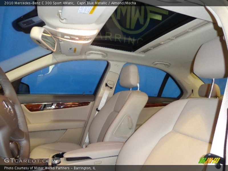 Capri Blue Metallic / Almond/Mocha 2010 Mercedes-Benz C 300 Sport 4Matic