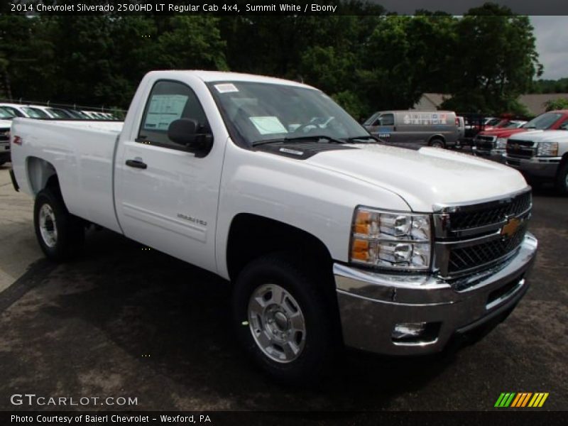 Summit White / Ebony 2014 Chevrolet Silverado 2500HD LT Regular Cab 4x4