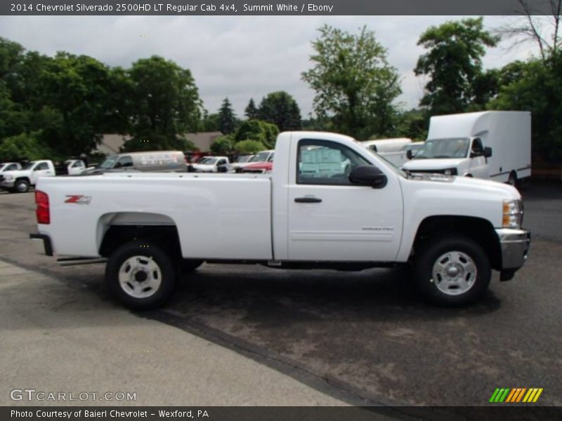Summit White / Ebony 2014 Chevrolet Silverado 2500HD LT Regular Cab 4x4