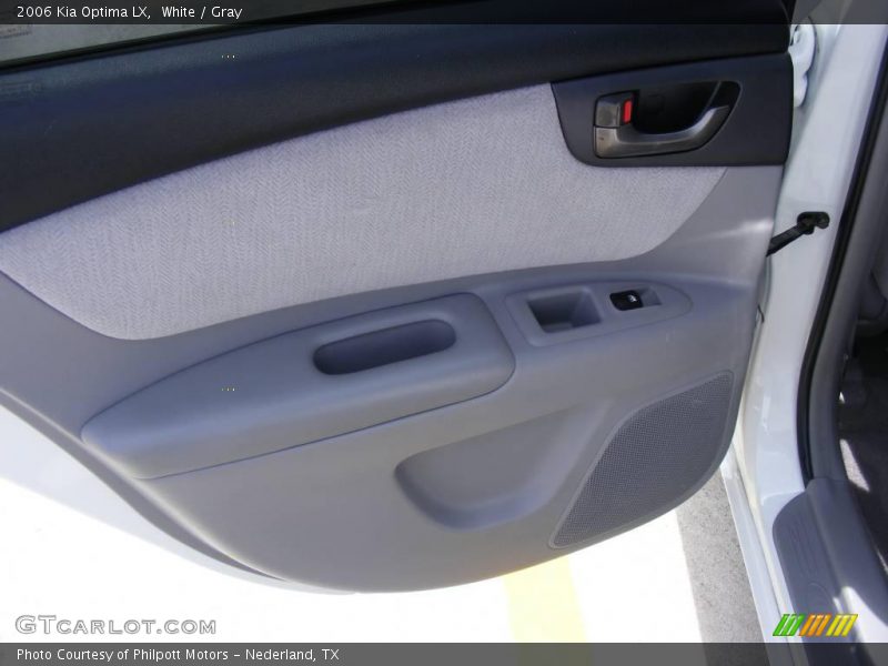 White / Gray 2006 Kia Optima LX