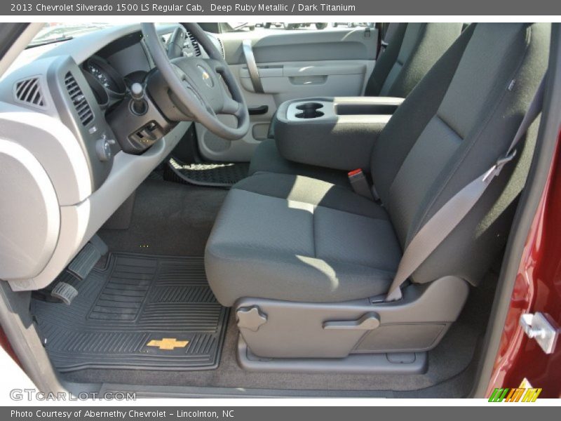 Deep Ruby Metallic / Dark Titanium 2013 Chevrolet Silverado 1500 LS Regular Cab