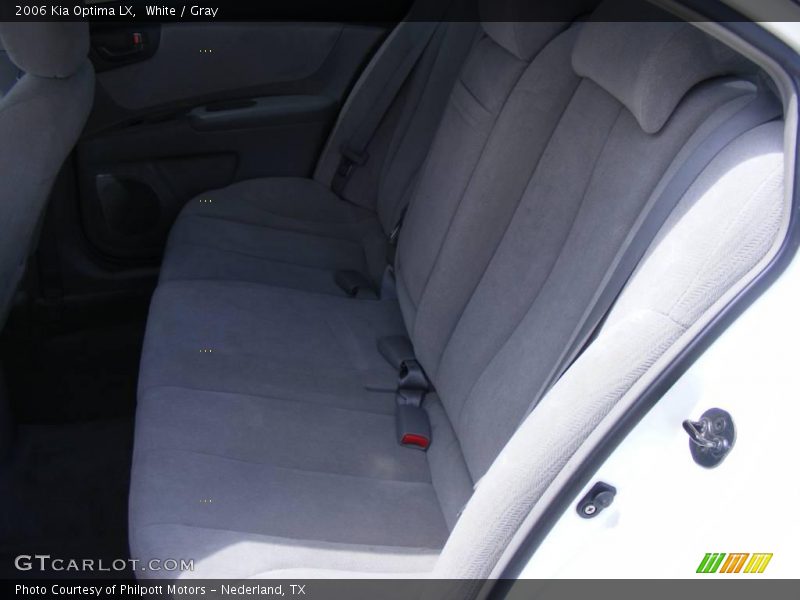 White / Gray 2006 Kia Optima LX