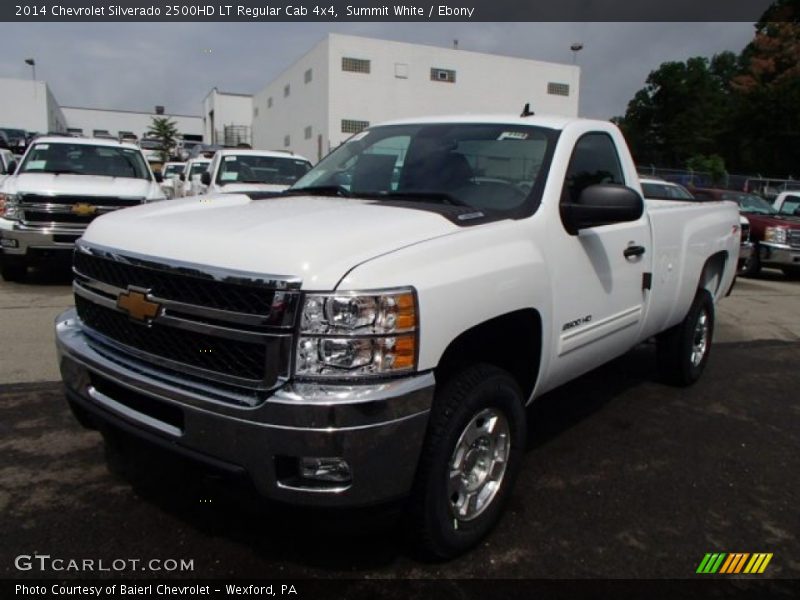 Summit White / Ebony 2014 Chevrolet Silverado 2500HD LT Regular Cab 4x4