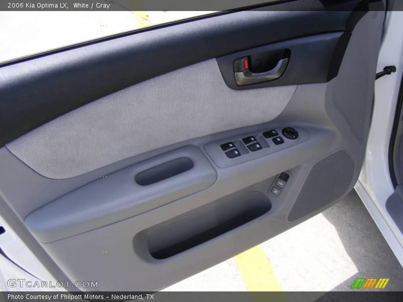 White / Gray 2006 Kia Optima LX