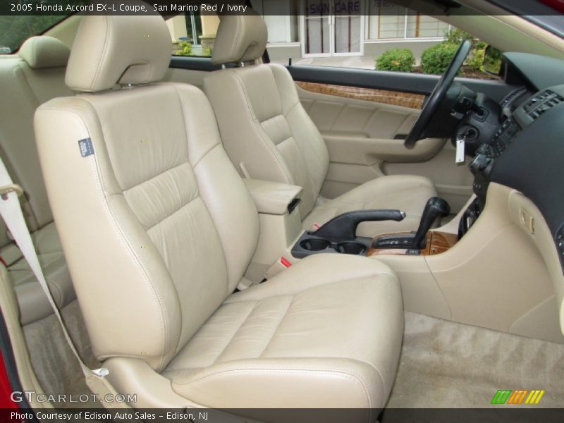 Front Seat of 2005 Accord EX-L Coupe