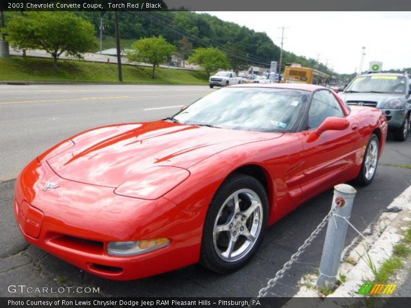 Front 3/4 View of 2003 Corvette Coupe
