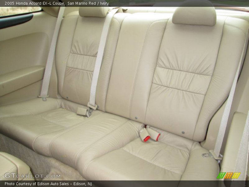 Rear Seat of 2005 Accord EX-L Coupe