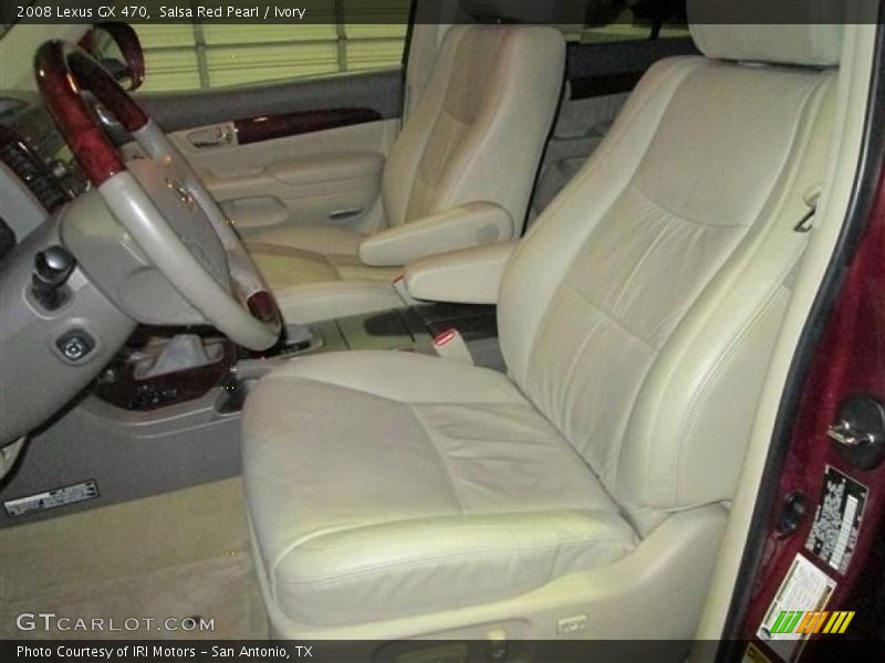 Salsa Red Pearl / Ivory 2008 Lexus GX 470