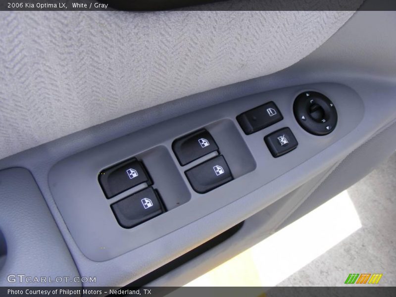 White / Gray 2006 Kia Optima LX