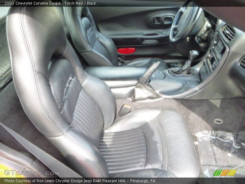 Front Seat of 2003 Corvette Coupe