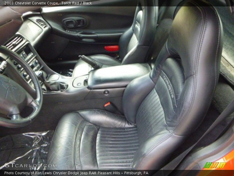 Torch Red / Black 2003 Chevrolet Corvette Coupe