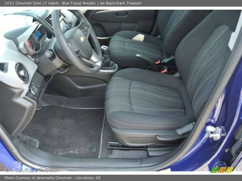 Blue Topaz Metallic / Jet Black/Dark Titanium 2013 Chevrolet Sonic LT Hatch