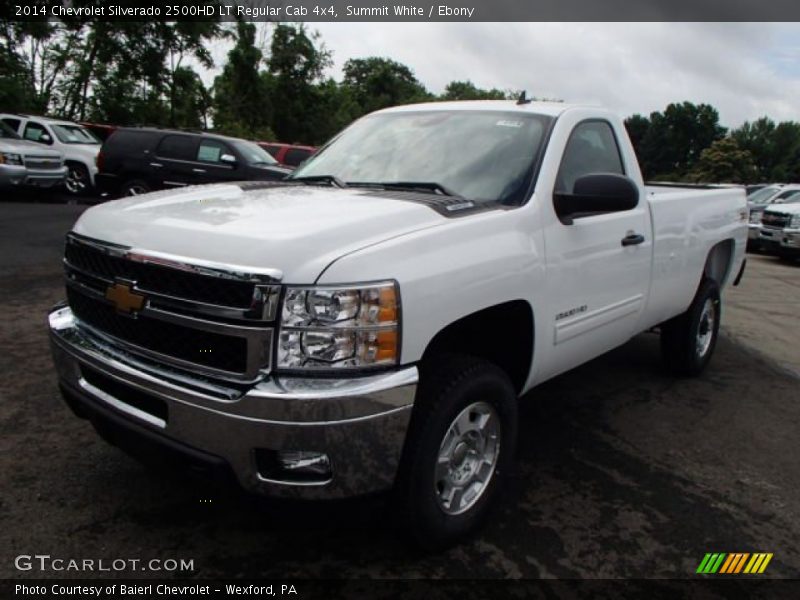 Summit White / Ebony 2014 Chevrolet Silverado 2500HD LT Regular Cab 4x4