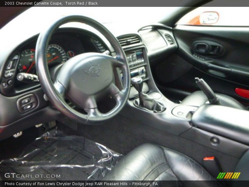 Torch Red / Black 2003 Chevrolet Corvette Coupe