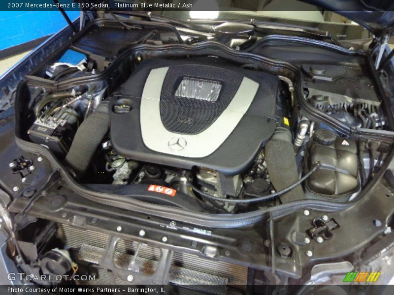 Platinum Blue Metallic / Ash 2007 Mercedes-Benz E 350 Sedan