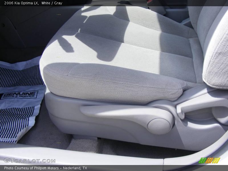 White / Gray 2006 Kia Optima LX