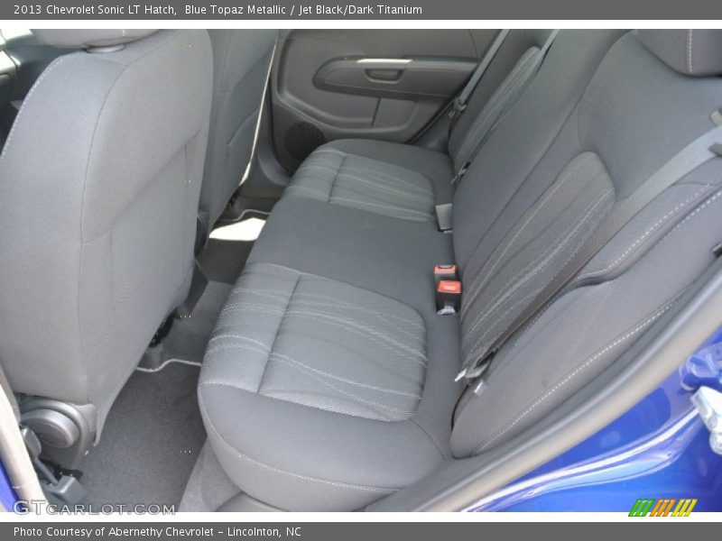 Blue Topaz Metallic / Jet Black/Dark Titanium 2013 Chevrolet Sonic LT Hatch