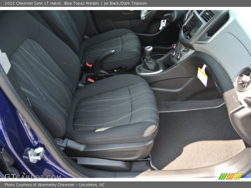Blue Topaz Metallic / Jet Black/Dark Titanium 2013 Chevrolet Sonic LT Hatch