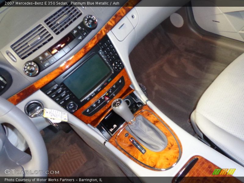 Platinum Blue Metallic / Ash 2007 Mercedes-Benz E 350 Sedan