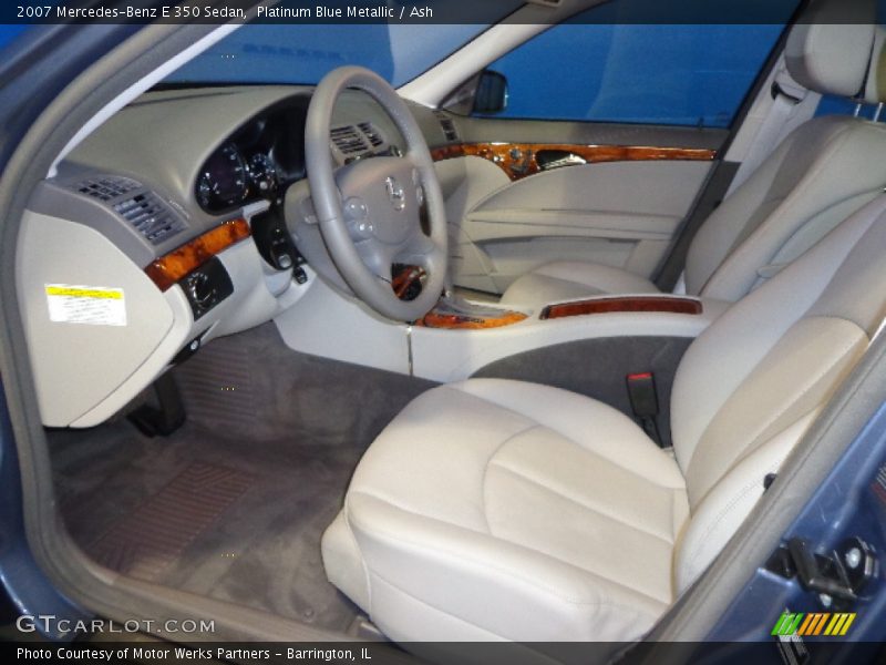  2007 E 350 Sedan Ash Interior