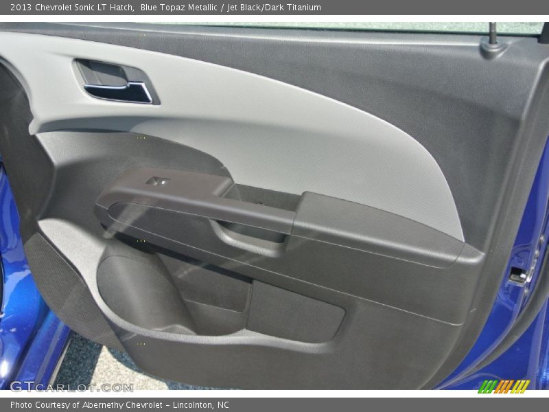 Blue Topaz Metallic / Jet Black/Dark Titanium 2013 Chevrolet Sonic LT Hatch