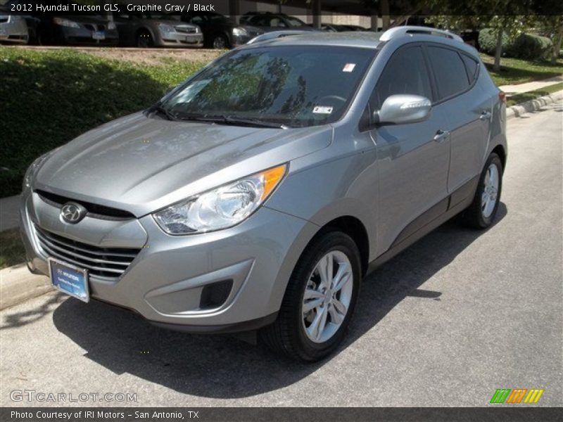 Graphite Gray / Black 2012 Hyundai Tucson GLS