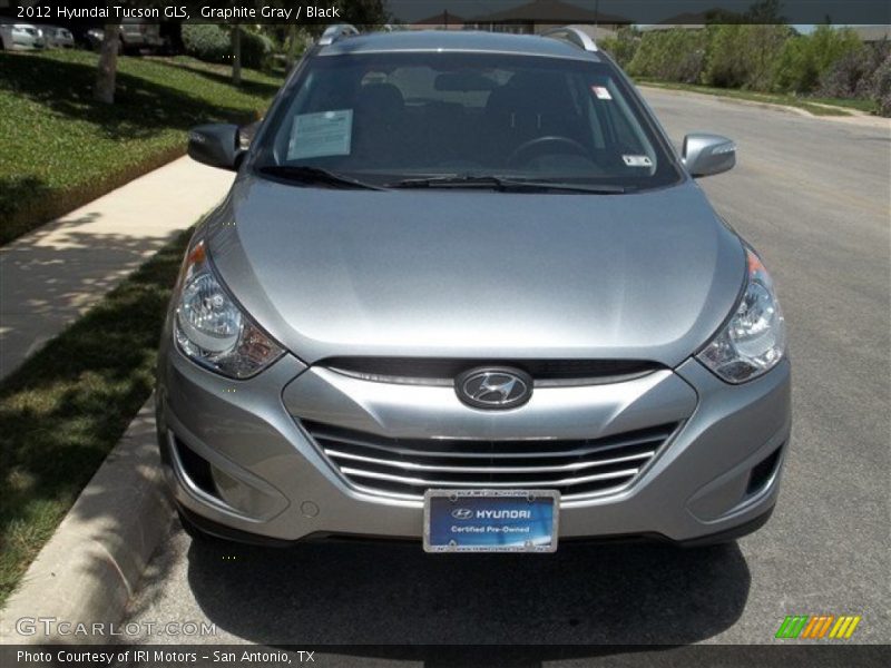 Graphite Gray / Black 2012 Hyundai Tucson GLS