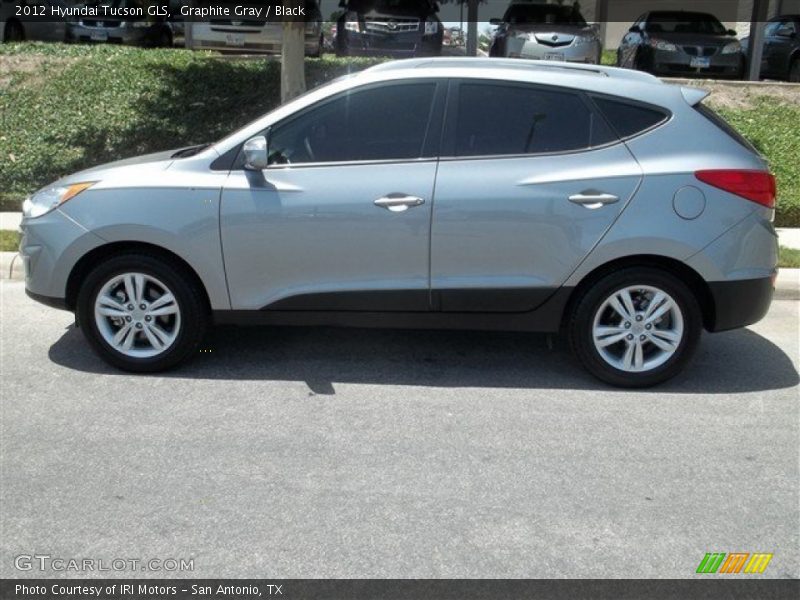 Graphite Gray / Black 2012 Hyundai Tucson GLS