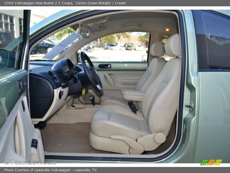 Gecko Green Metallic / Cream 2009 Volkswagen New Beetle 2.5 Coupe