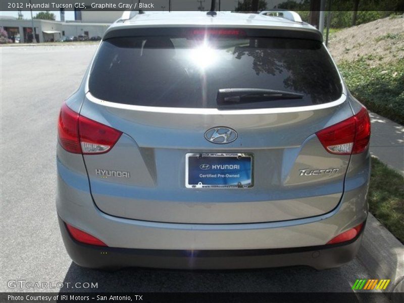 Graphite Gray / Black 2012 Hyundai Tucson GLS