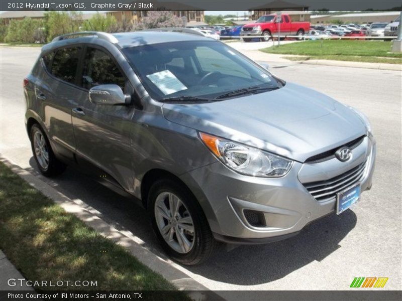 Graphite Gray / Black 2012 Hyundai Tucson GLS