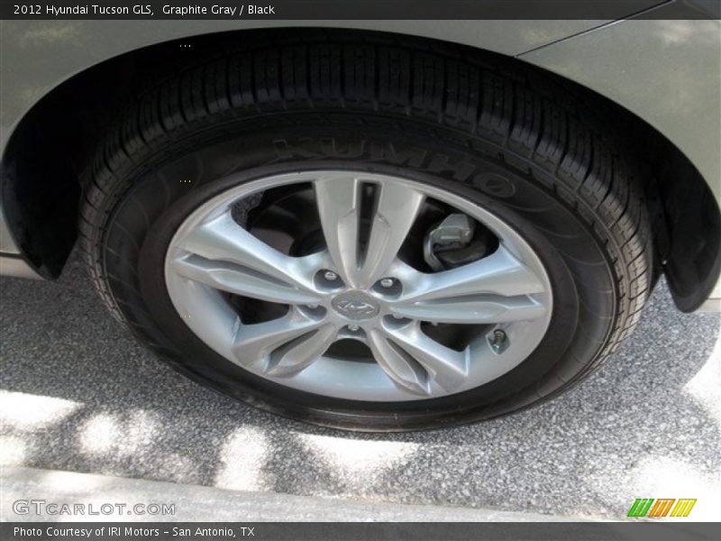 Graphite Gray / Black 2012 Hyundai Tucson GLS
