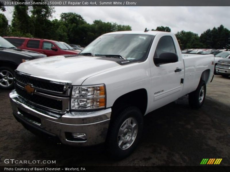 Summit White / Ebony 2014 Chevrolet Silverado 2500HD LT Regular Cab 4x4
